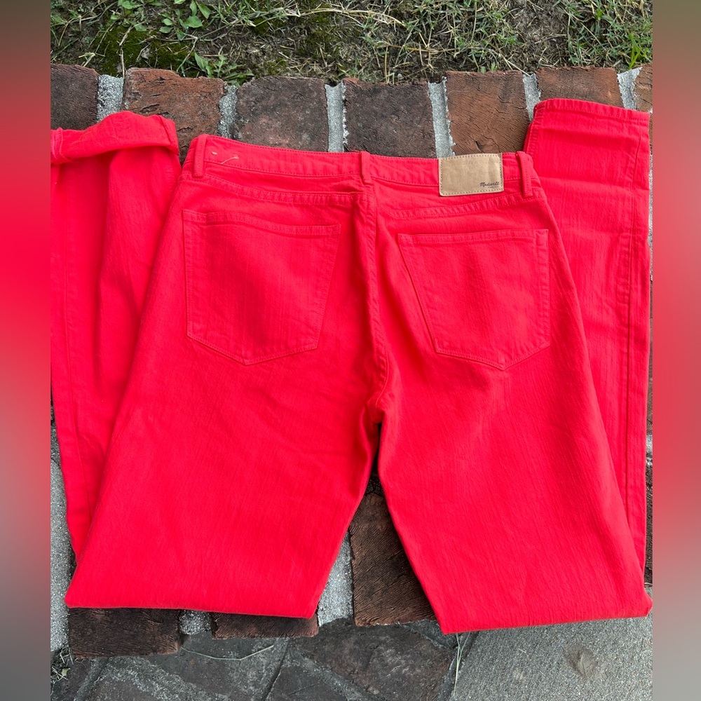 Madewell skinny skinny leg Red jeans Size 27 - Picture 6 of 6